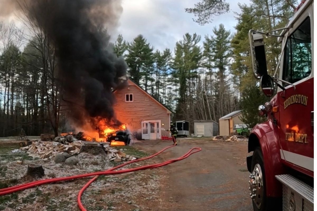 Eddington Firefighters Contain Blaze Near Home in Clifton